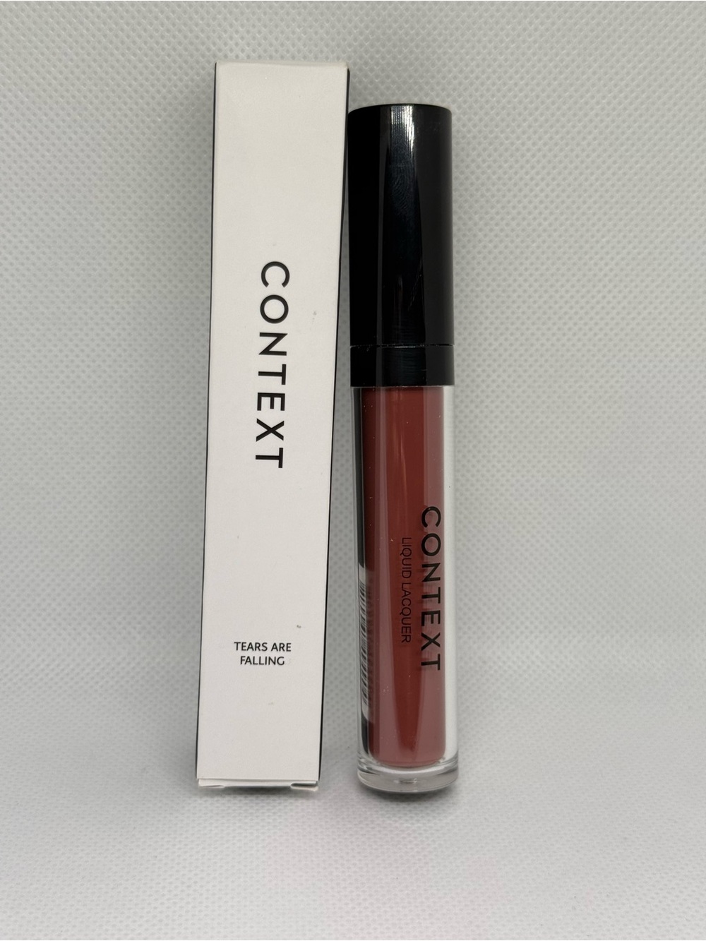 NEW Context Liquid Lacquer Lip Gloss Tears Are Falling High Shine